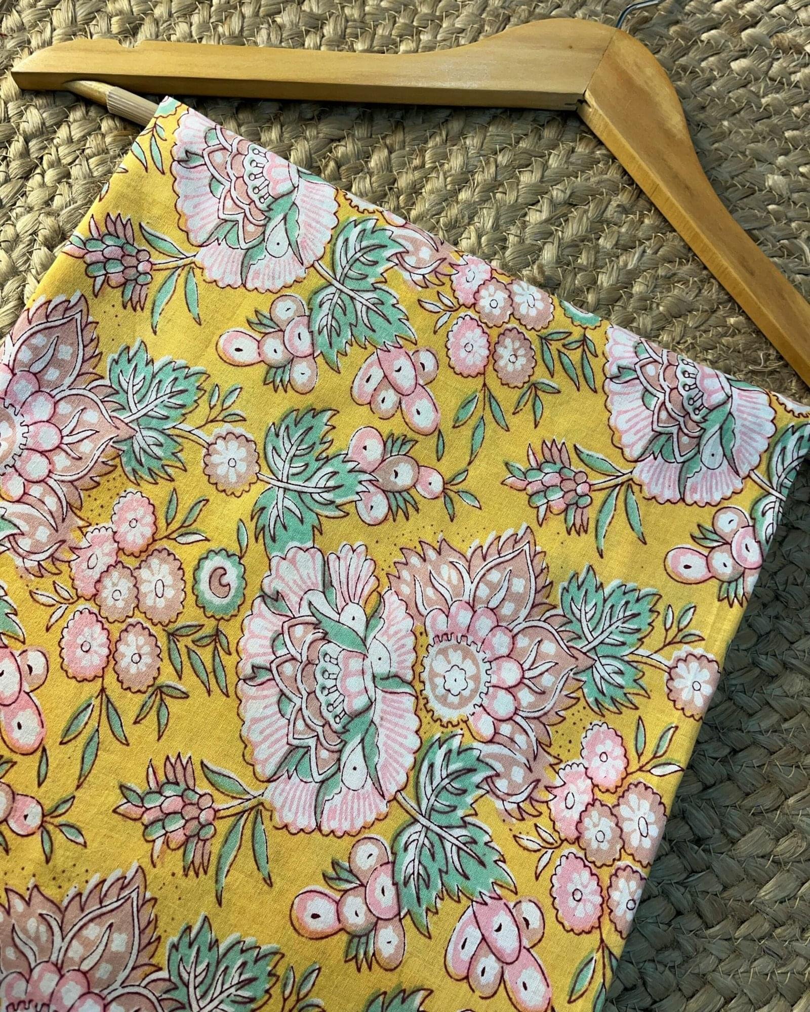 Sunny Blooms Peplum Top (Customisable-Neck/Sleeves)