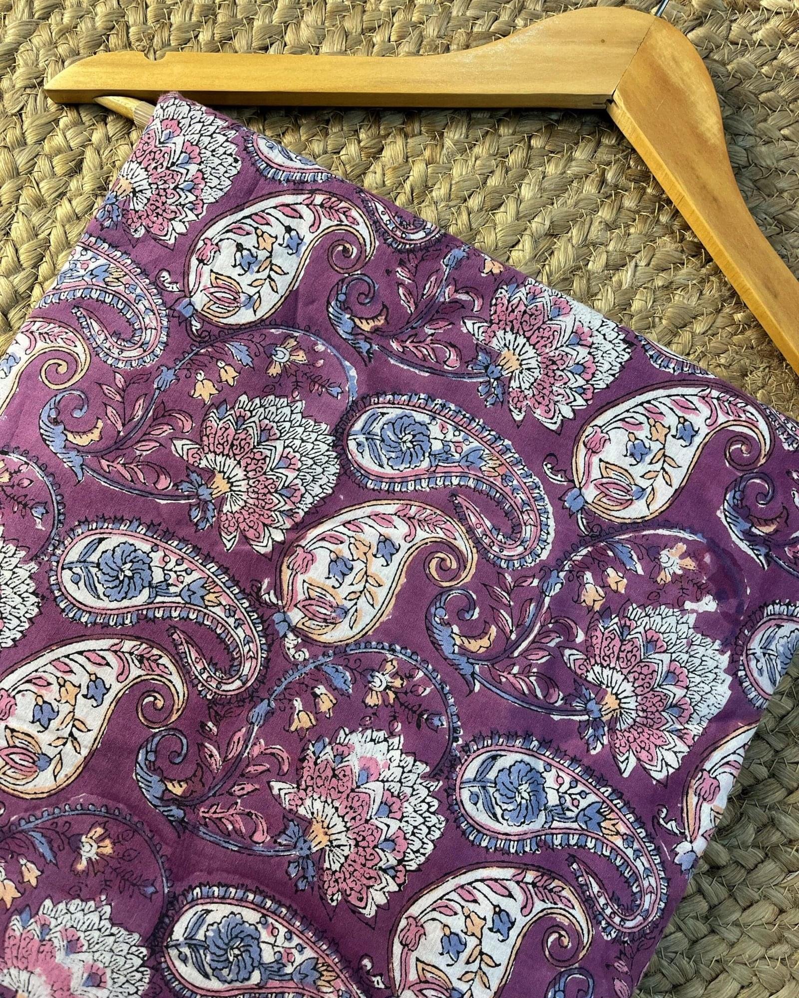 Lavender Whisper Standard Kurti (Customisable-Length/Neck/Sleeves)