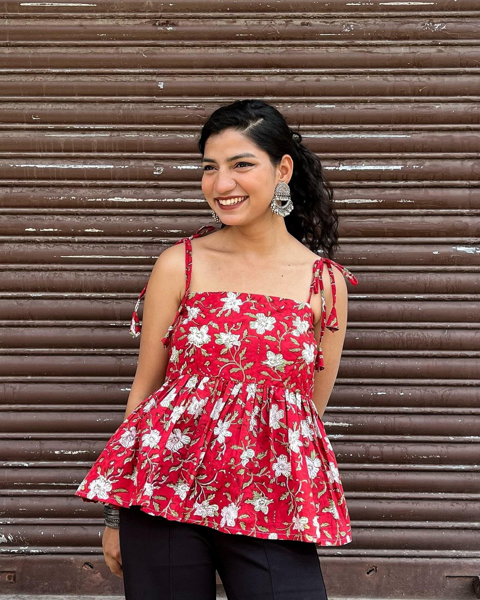 Noodle Strap Top (Customisable)