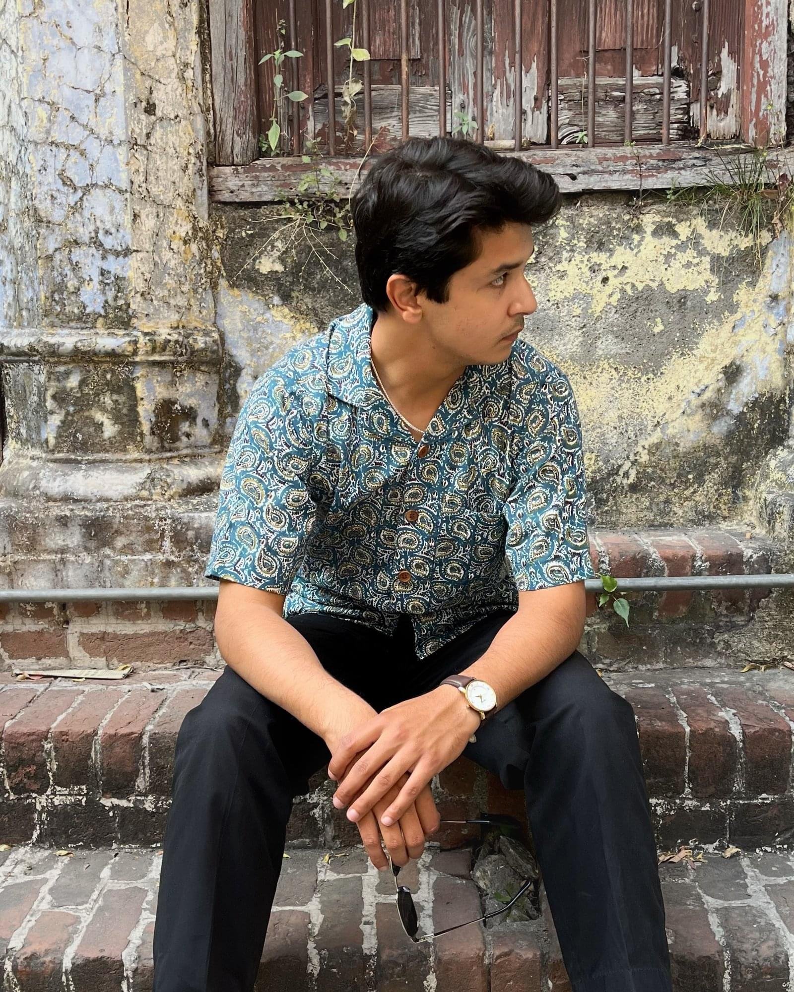 Mystic Mens Shirt/Kurta Hand Screen Printed (Standard Fit) - Image 2