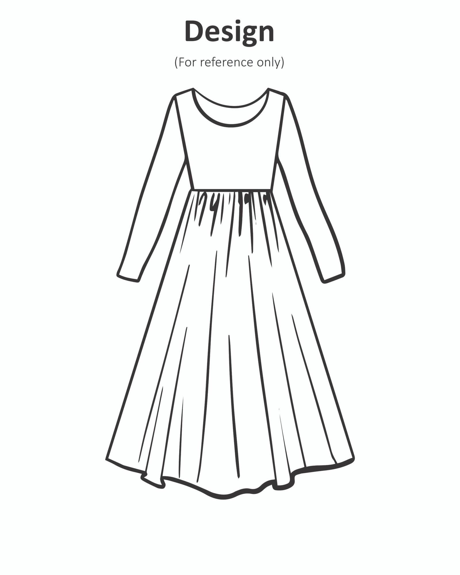 Pastel Paradise Anarkali Suit Set (Customisable-Neck/Sleeves) - Image 2